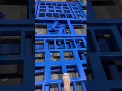 Exibição pormenorizada do Teste de deslizamento lateral ligado a dois eixos para veículo