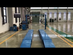 Caixa real com alinhador de rodas 3D + elevador de tesoura + deslizamento lateral de placa dupla + testador de carga do eixo + travão ro