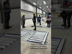 Fabrica de montagem Ford CKD no Camboja rolos livres de caixa Teste de rolos de freio Placas duplas de deslize lateral Spee