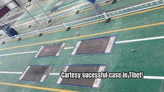Caso da cidade de Tibet Leiwuqi! Cartesy instala com sucesso linha abrangente de inspeção de veículos em alta