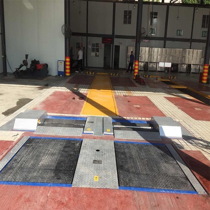 Teste de deslizamento lateral do veículo de carga de 10 t CTCH-10 para equipamento de inspecção de veículos para camiões e automóveis