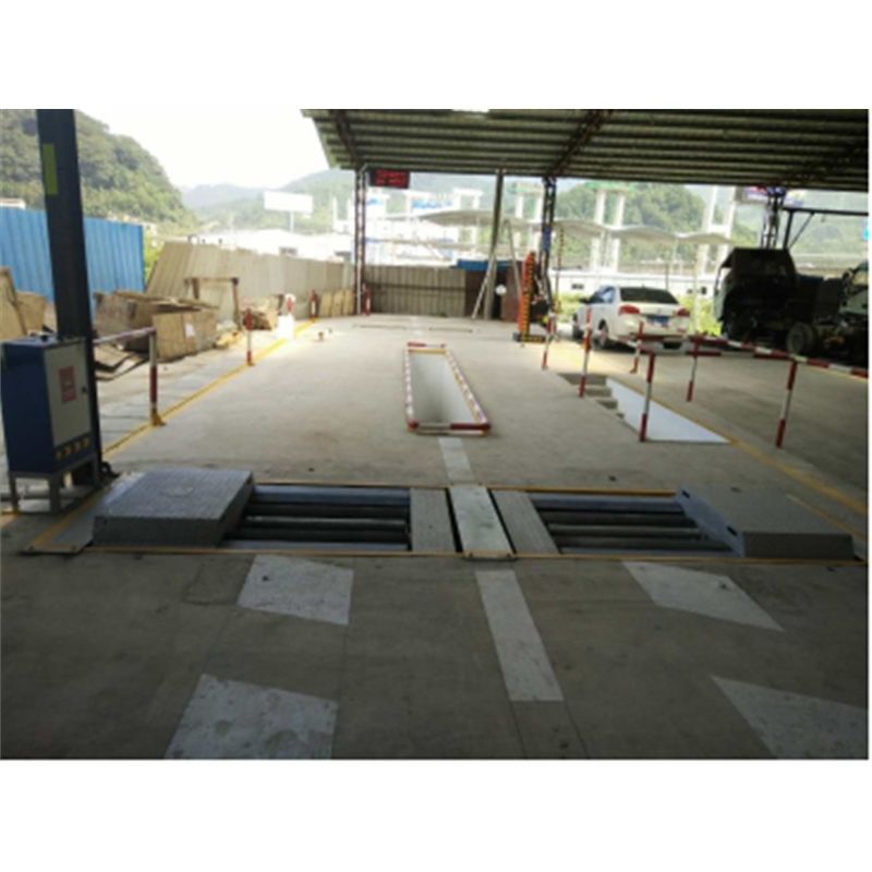 2004-2010 CTFZ-13B 15T Tester de travões de rolos de veículos com elevador de carga para caminhões e automóveis