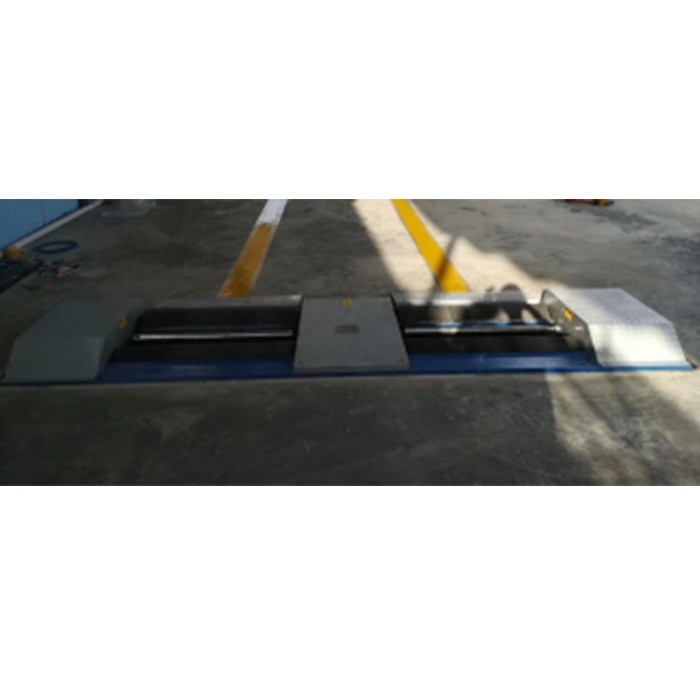 Equipamento de inspecção do veículo Teste de travões de rolos 4T Teste de força oposta de travões de rolos com ensaio de travões de carga de eixo