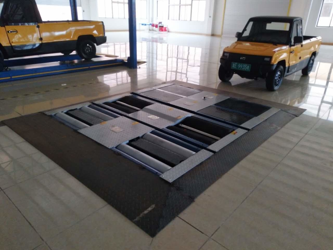 CTGT-3-3C Linha de ensaio do veículo Trindade em rolos Teste de travagem em rolos Vlt com placa dupla de carga no eixo