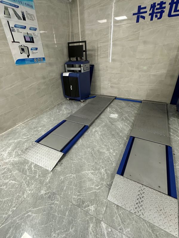 Linha de ensaio do veículo Equipamento de inspecção do veículo Teste da força de travagem 4CTPB-3-4 Teste de travagem de placa ultra plana