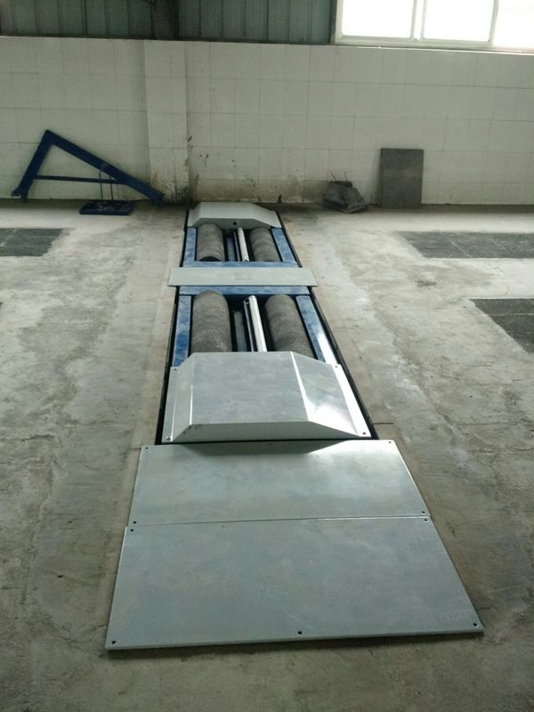 Cartesy Teste de travões de rolos de automóveis Forças com carga no eixo CTFZ-10B 10T Teste de travões de rolos de veículos para veículos pesados