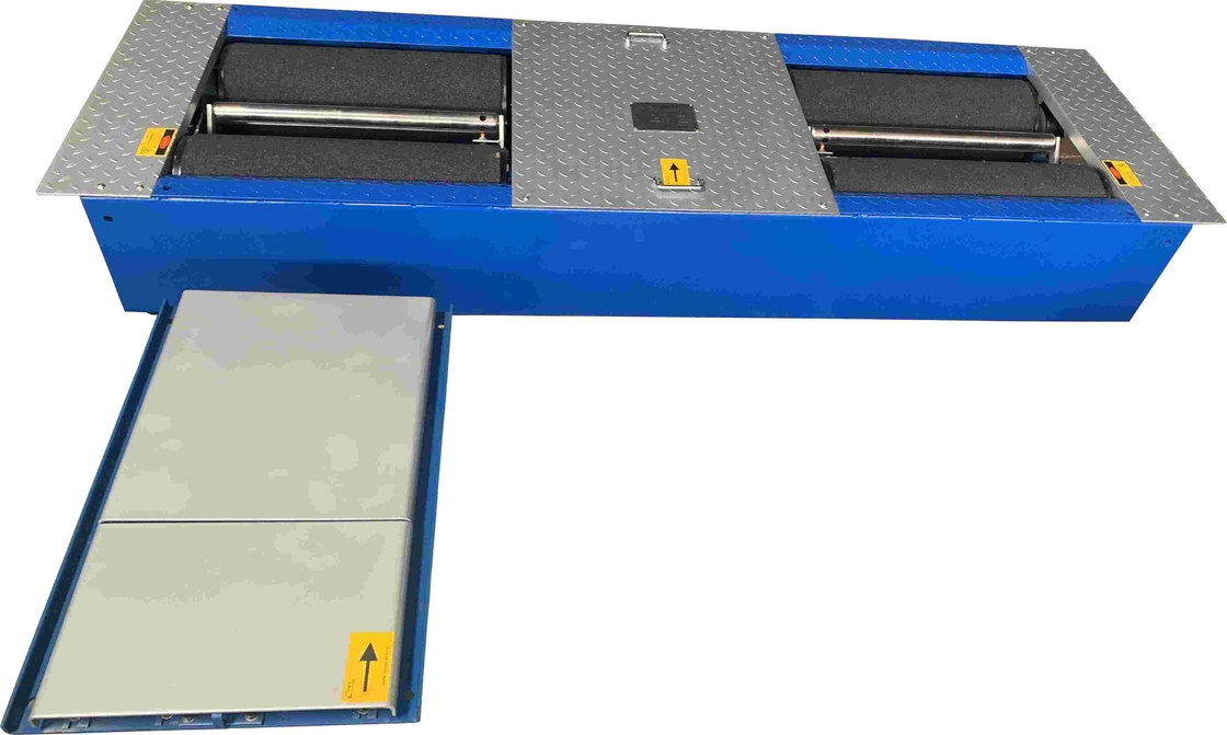 CTGT-3-3C Linha de ensaio do veículo Trindade em rolos Teste de travagem em rolos Vlt com uma única placa de carga no eixo