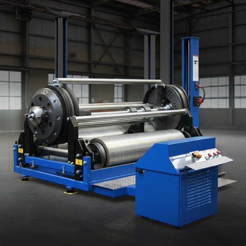 Teste de travões de rolos móveis portáteis para caminhões para veículos 4x4 10T Capacidade Linha de ensaio de veículos Equipamentos de inspecção de veículos