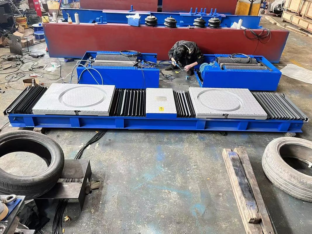 CTZJ-15 Camiões Veículo ângulo de direção Tester carga 15T com instrumento de controlo LCD com ecrã táctil