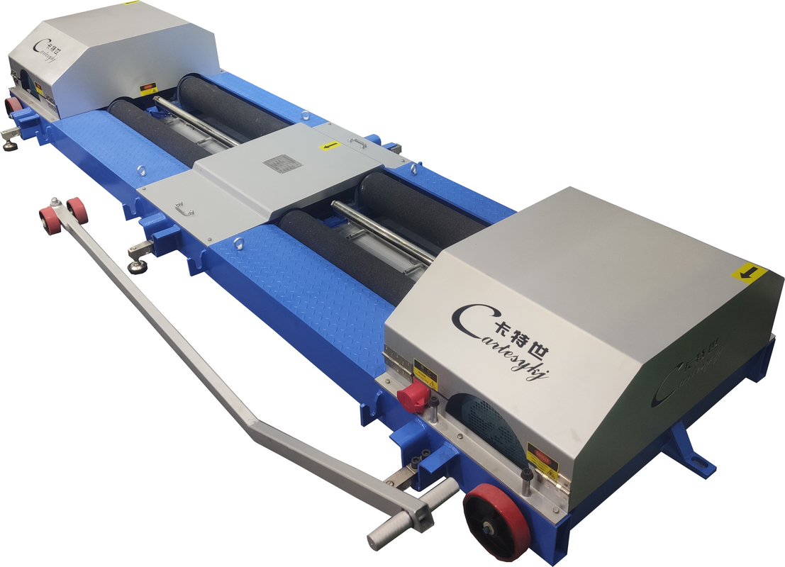Cartesykj Testeiro móvel de travões de rolos móveis 3T 10T 15T equipamento de inspecção de faixa de condução do veículo