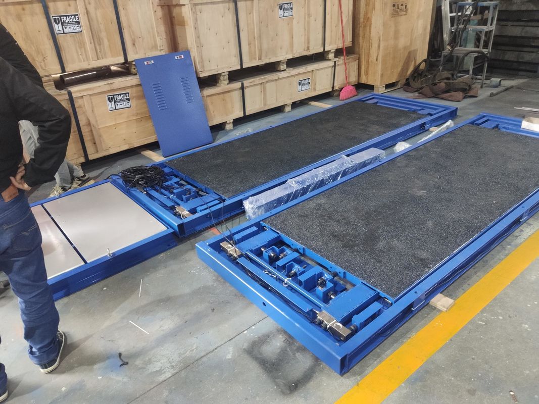 Cartesykj Teste de travões planos de luxo 13T Equipamento de inspecção de veículos Faixa de ensaio do veículo 2CTHPB-13