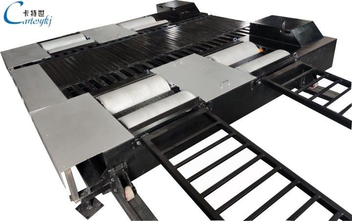 Cartesykj 4WD Máquina de potência de cavalo Performance de potência automotiva e chassi Dinamômetro Máquina 2000hp 2 correntes de redemoinho distância entre eixos ajustável