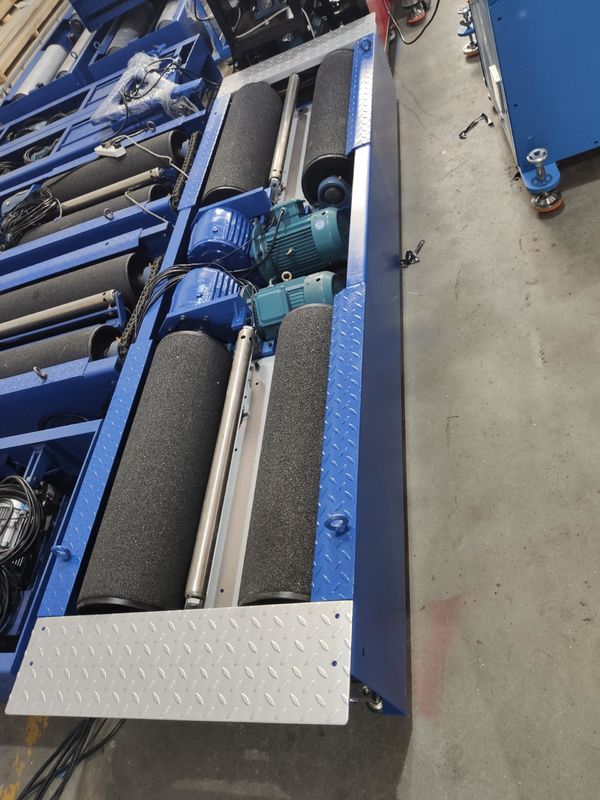 Equipamento de Inspeção de Veículos Cartesykj Testador de Freio de Rolo 4T Testador de Força Oposta de Freio de Rolo Com Teste de Freio de Carga por Eixo