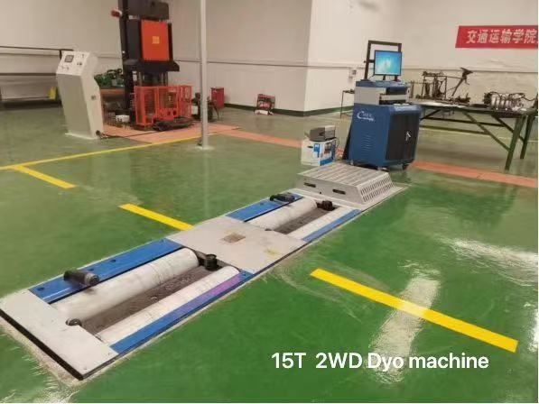13t Carga CTDCG-13 Vehículo Chassis Dinamômetro Vehículo Dinamômetro Vehículo Linha de ensaio para emissões de combustível