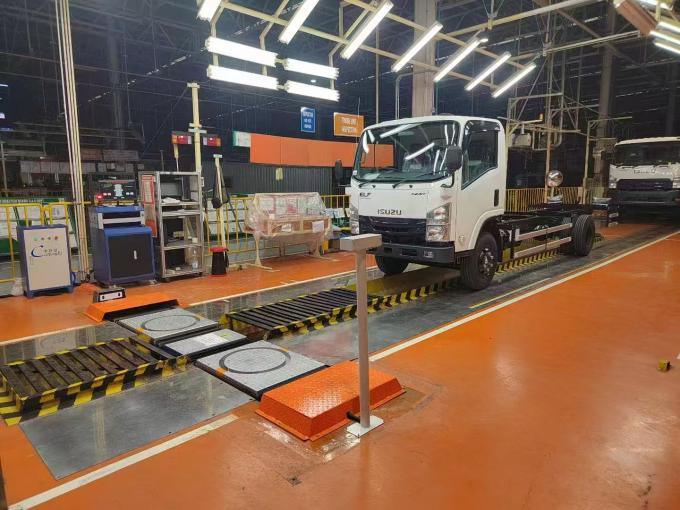 CTZJ-15 Camiões Veículo ângulo de direção Tester carga 15T com instrumento de controlo LCD com ecrã táctil