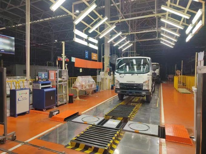 CTZJ - 10 Teste de ângulo de direcção do veículo Equipamento de inspecção de veículos para camiões e automóveis com sistema de controlo industrial