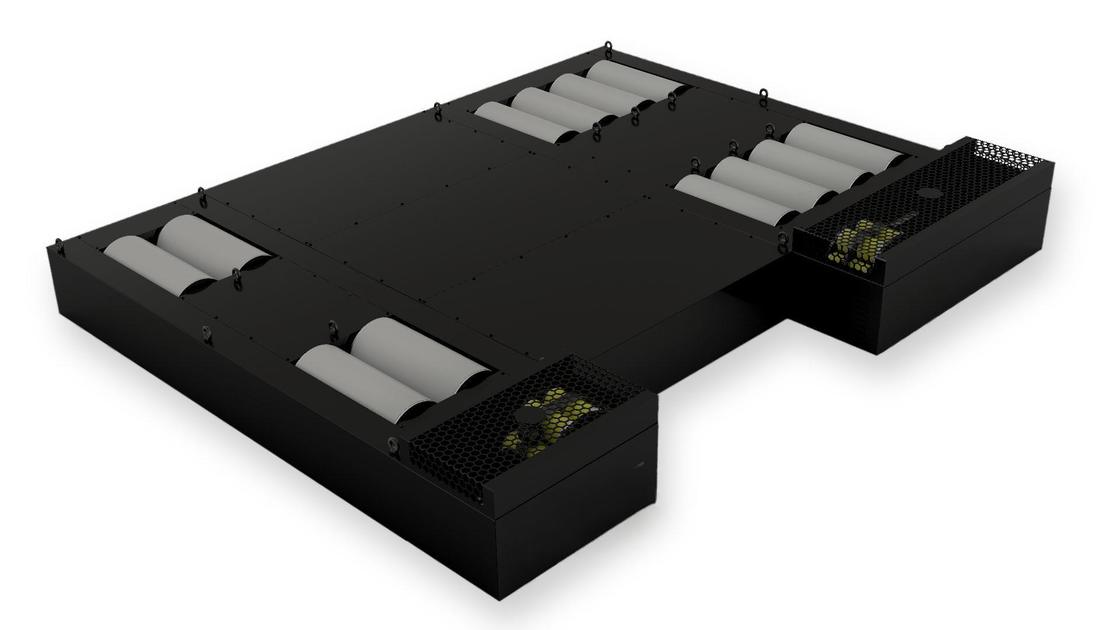 Chassi dinamômetro 4x4 para máquina de dinamômetro de cavalos com 5 rolos na Rússia