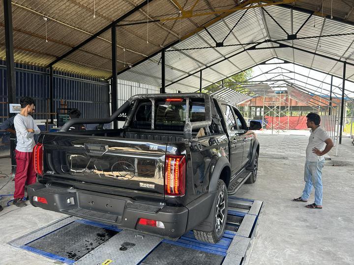 Testador de Freio com Rolos 5 em 1 com Carga Máxima de Eixo de 4000kg Rolo de Lixamento Patenteado e Computador de Controle Industrial