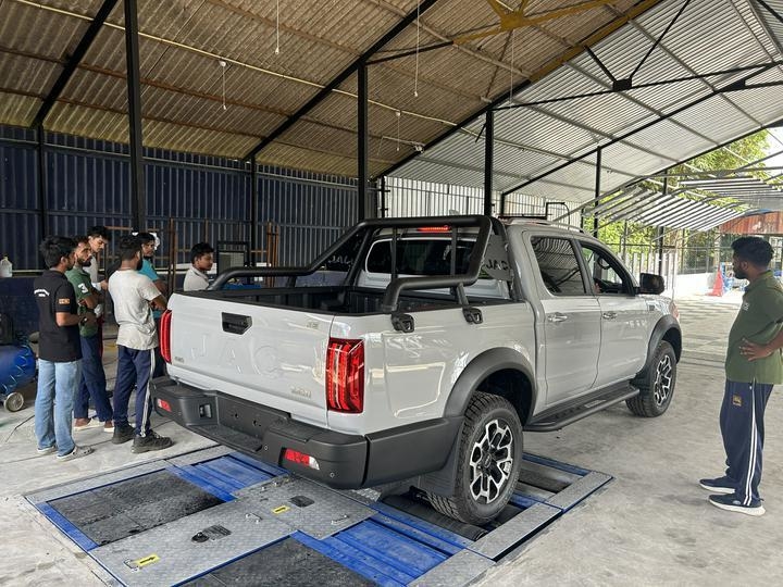 Testador de freios de rolos 5 em 1, testador de suspensão, carga por eixo, placas duplas, deslizamento lateral, velocímetro, testador de faróis