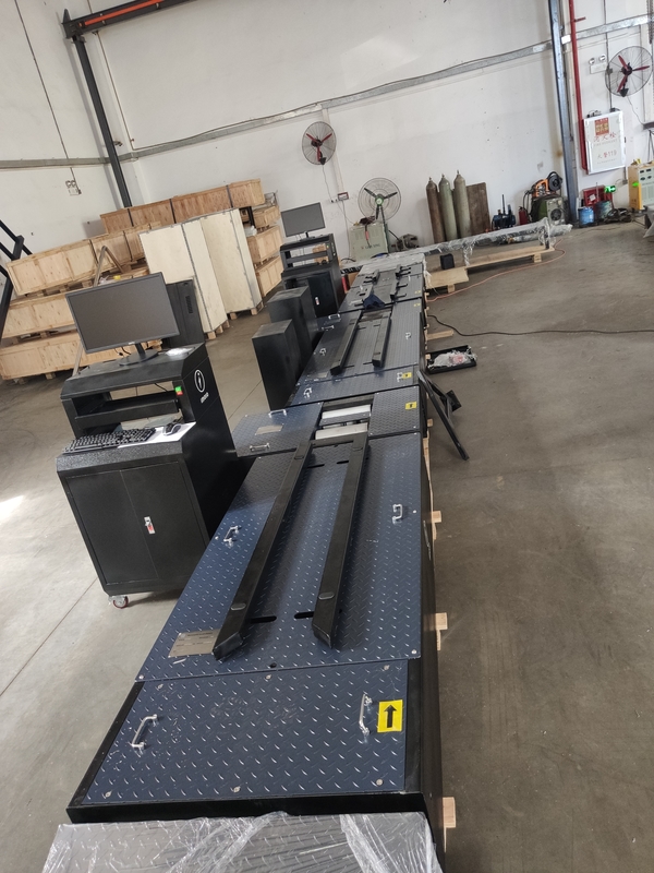 Linha de teste de motocicletas de 2 rodas força de frenagem carga por eixo velocímetro grampos alinhamento das rodas testador de faróis