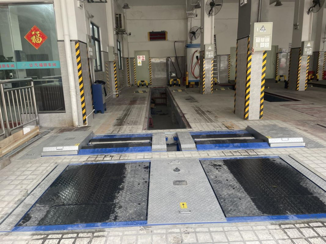 Equipamento de inspecção de veículos CTFZ-15JZ Teste de travões de rolos Forças opostas Tipo Teste de travões de automóveis com elevador