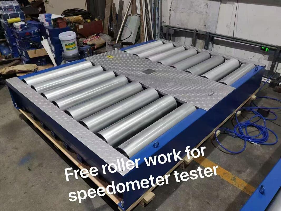 Cartesy Pneumati CTZG-15 Free Roller para equipamento de inspecção de veículos com capacidade de 15 T, resistente à corrosão e bloqueio pneumático