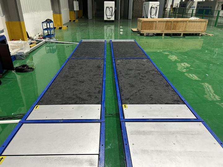 Cartesykj Luxury 4 flats brake tester side slip tester axle load tester suspension tester 4T Vehicle inspection equipment vehicle test lane for car 4CTHPB-4