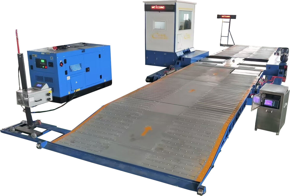 Posição de trabalho Linha de ensaio móvel de segurança do veículo 10000 kg Carga Linha de ensaio móvel CTYJ-10