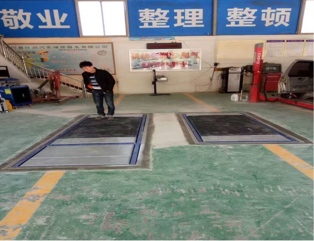 Testador de freio plano de luxo Cartesykj 3T 10T 15T Equipamento de inspeção de veículos pista de teste de veículo 2CTHPB-13 com testador de freio de carga de eixo de suspensão deslizante lateral