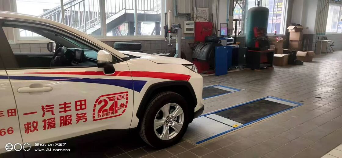 Testador de freio plano de luxo Cartesykj 3T 10T 15T Equipamento de inspeção de veículos pista de teste de veículo 2CTHPB-13 com testador de freio de carga de eixo de suspensão deslizante lateral