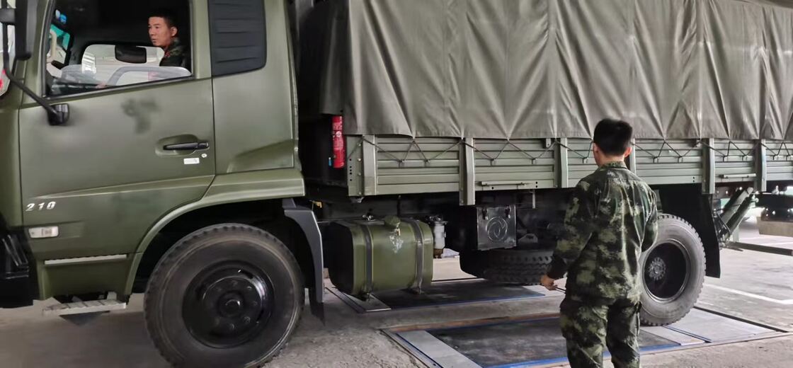 Testador de freio plano de luxo Cartesykj 3T 10T 15T Equipamento de inspeção de veículos pista de teste de veículo 2CTHPB-13 com testador de freio de carga de eixo de suspensão deslizante lateral