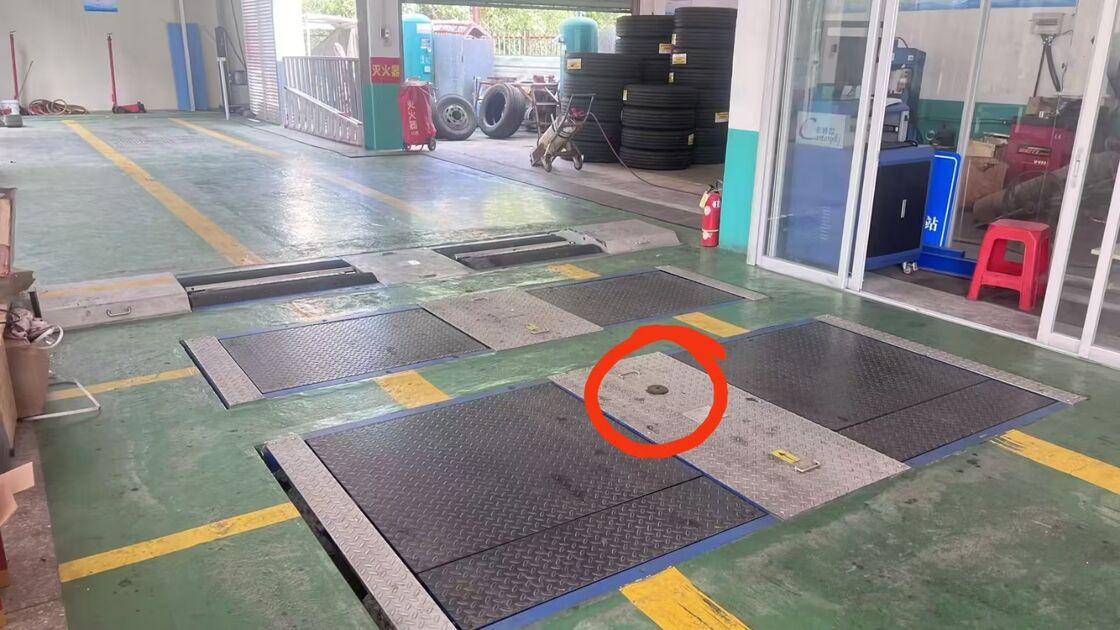 Cartesy 10t Carga CTCH-10 Teste de deslizamento lateral do veículo para equipamento de inspeção de veículos para caminhões e automóveis