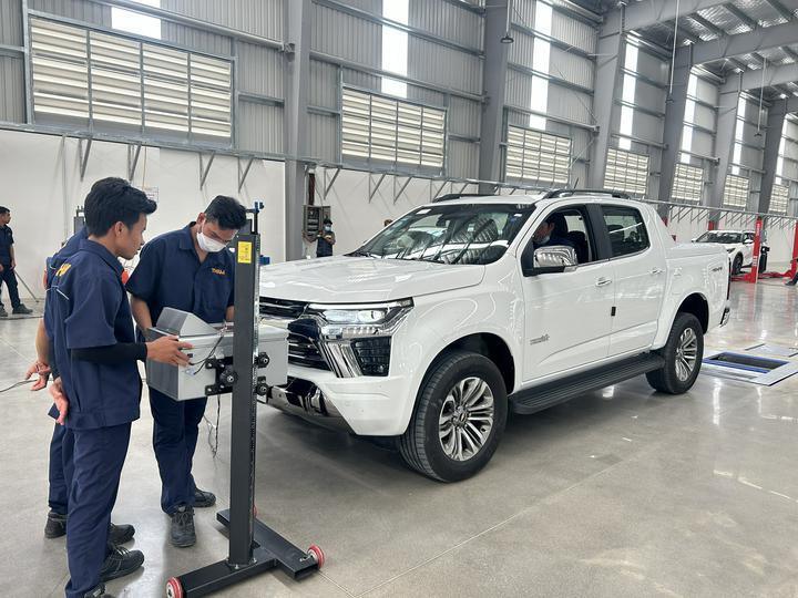 Testador de freio de rolo de linha de teste de veículo Cartesy marca CTGT-3-3C Roller Trinity com carga de eixo testador de deslizamento lateral de placa única para veículos leves