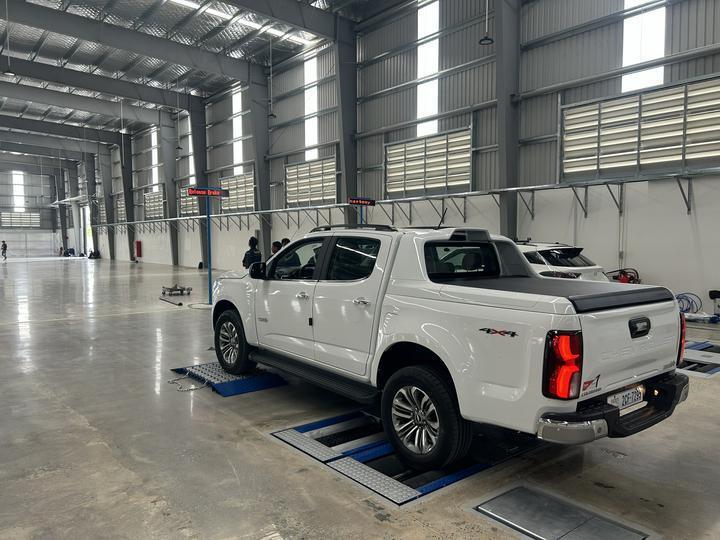 Testador de freio de rolo de linha de teste de veículo Cartesy marca CTGT-3-3C Roller Trinity com carga de eixo testador de deslizamento lateral de placa única para veículos leves