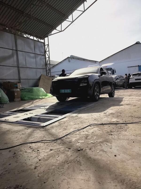 Cartesy marca do Quénia caso 5 em 1 Roller Brake Tester com 4000kg eixo Load lado deslize velocímetro teste de suspensão