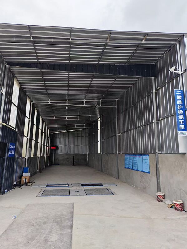 Carreira de ensaio de caminhão cartesia para oficina de reparação Motor Roller Brake Tester Forças com eixo Carga de placas duplas lateral slider tester 10T capacidade