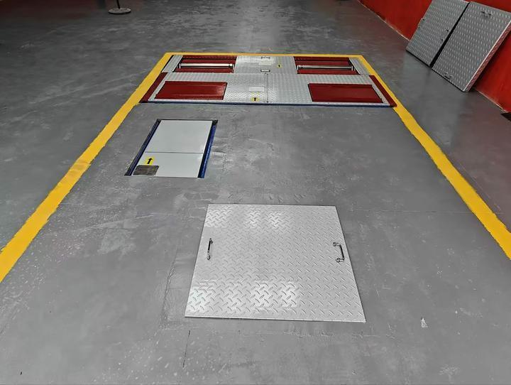 CTGT-3-4 Rolo 4 em 1 linha de teste de veículo Testador de freio de rolo com carga de eixo Testador de derrapagem de placa única Teste de suspensão testador de absorção de choque e amortecimento