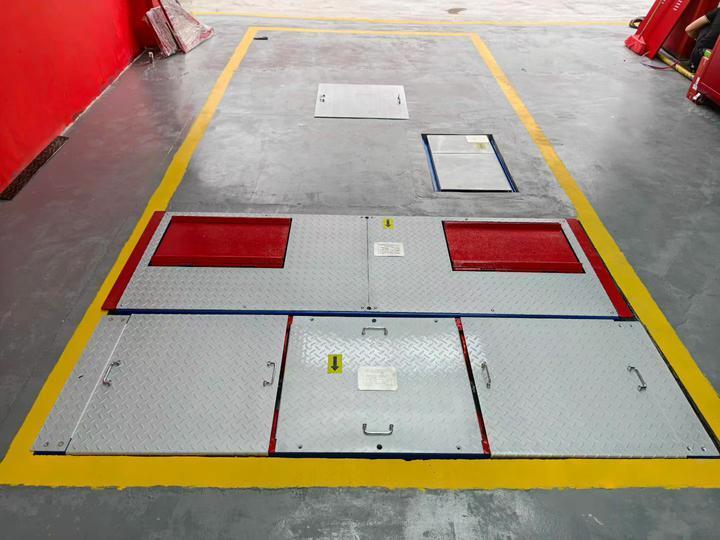 CTGT-3-4 Rolo 4 em 1 linha de teste de veículo Testador de freio de rolo com carga de eixo Testador de derrapagem de placa única Teste de suspensão testador de absorção de choque e amortecimento