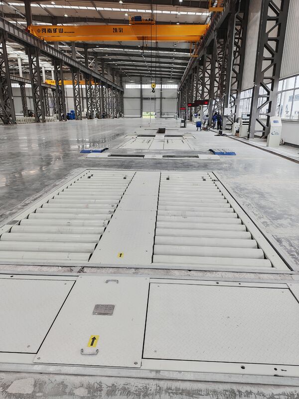 Cartesykj trabalho de rolos livres instalados no solo com velocímetro, compressor de travões, compressor de simulação de estrada