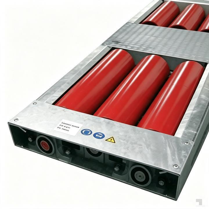 Cartesy Pneumati Free Roller Conjunto de rolos Bogie é usado em conexão com o teste de freio ou velocímetro 215mm diâmetro