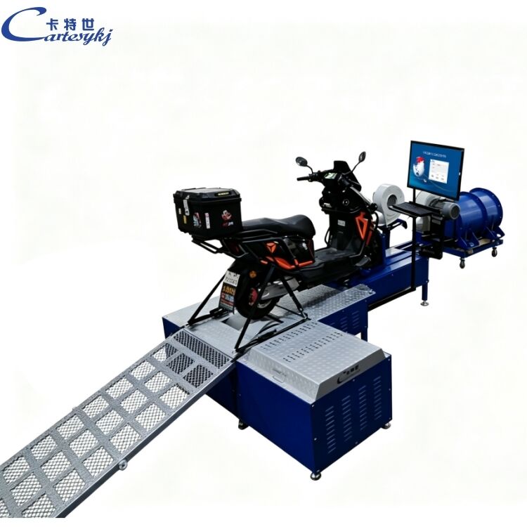 Cartesy 2 Wheeled Motorcycle Chassis Dynamometer with 320km/h Speed and 160kW Eddy Current Power