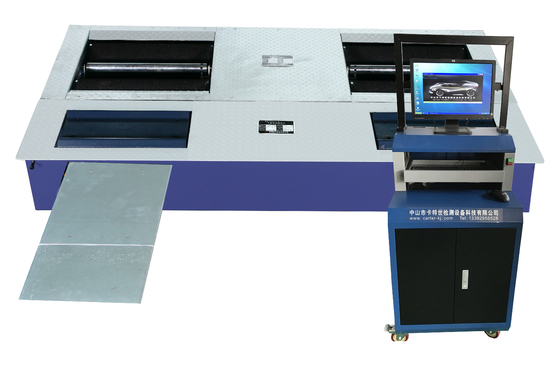 CTGT-3-4 Linha de ensaio de veículo de rolos 4 em 1 Teste de travões de rolos com carga no eixo Teste de deslizamento lateral de placa única Teste de suspensão