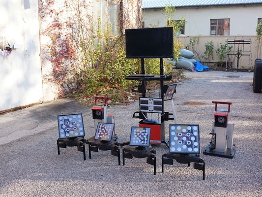 Cartesykj Tecnologia de câmera 3D de alinhamento de rodas móvel portátil para carros e caminhões