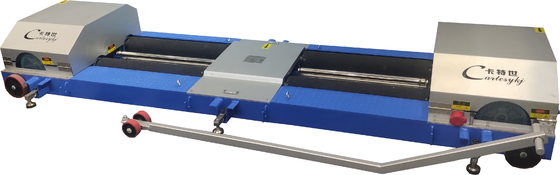 Cartesykj Testeiro móvel de travões de rolos móveis 3T 10T 15T equipamento de inspecção de faixa de condução do veículo
